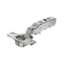 Afbeeldingen van Hettich Sensys 110°-scharnier met geïntegreerde demping (Sensys 8645i), vernikkeld, opliggend, openingshoek 110°, TH-boorbeeld 52 x 5,5 mm, voor schroefbevestiging (-)