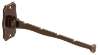 Afbeeldingen van Siro Wasdroger metaal - boorafstand 64mm/L 233mm/H 26mm/B 41mm antiek messing 