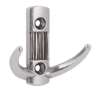 Afbeeldingen van Siro Kapstokhaak metaal - boorafstand 32mm/L 57mm/H 28mm/B 60mm antiek zilver 