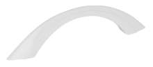 Afbeeldingen van Siro Meubelgreep kunststof - boorafstand 96mm/L 134mm/H 28mm/B 16mm - wit 