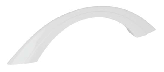 Afbeeldingen van Siro Meubelgreep kunststof - boorafstand 96mm/L 134mm/H 28mm/B 16mm - wit 