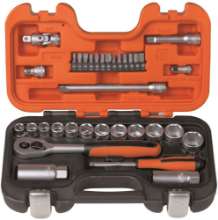 Afbeeldingen van Bahco 3/8" doppenset + 1/4" bits (S330)
