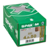 Afbeeldingen van Spax-M 4.5x50 T20 spaanplaatschroef - platkop - elektrolytisch verzinkt Op=Op