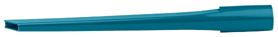 Afbeeldingen van Makita Kierzuigmond lang blauw 32mm 198990-0
