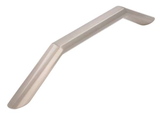 Afbeeldingen van Siro Meubelgreep metaal - boorafstand 128mm/L 154mm/H 25mm/B 11mm - RVS effect 
