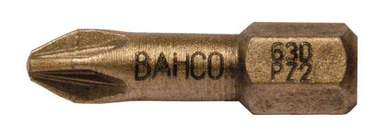 Afbeeldingen van Bahco bit pz2 25mm 1/4 diamond blister a 5 stuks