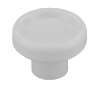 Afbeeldingen van Siro Meubelknop kunststof - L 28mm/H 20mm/B 28mm - wit 