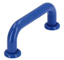 Afbeeldingen van Siro Meubelgreep kunststof - boorafstand 64mm/L 80mm/H 30mm/B 16mm - blauw 