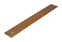 Afbeeldingen van Siro Onderplaat metaal - boorafstand 160mm/L 190mm/H 2mm/B 25mm antiek messing 