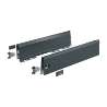 Afbeeldingen van Hettich ArciTech Schuif- / frontlade, setverpakking, ladezijwand hoogte 126 x NL 300 mm, antraciet, links en rechts