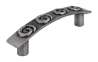 Afbeeldingen van Siro Meubelgreep metaal - boorafstand 96mm/L 125mm/H 31mm/B 20mm - antiek zilver 