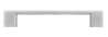 Afbeeldingen van Siro Meubelgreep metaal - boorafstand 128mm/L 162mm/H 27mm/B 20mm chroom mat 