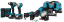 Afbeeldingen van Makita 18 V Combiset voor (slag)schroeven, boren, slijpen en zagen en met multitool DLX5068TX1