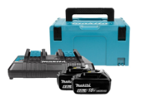 Afbeeldingen van Makita Startset LXT DC18RD + 2x 6.0Ah accu BL1860B