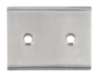 Afbeeldingen van Siro verbindstuk metaal - boorafstand 26mm/L 52mm/H 8mm/B 40mm RVS 
