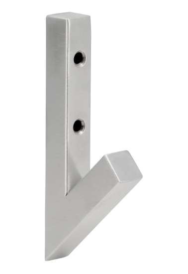 Afbeeldingen van Siro Kapstokhaak metaal - boorafstand 32mm/L 120mm/H 50mm/B 16mm RVS 