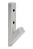 Afbeeldingen van Siro Kapstokhaak metaal - boorafstand 32mm/L 120mm/H 50mm/B 16mm RVS 