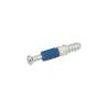 Afbeeldingen van Hettich Inschroefdeuvels Twister DU262 T, 24,5 mm, verzinkt, blauw