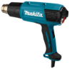 Afbeeldingen van Makita heteluchtpistool, HG6531CK - 230v 50/650 °C - inclusief diverse opzetstukken in koffer 