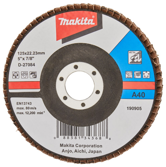 Afbeeldingen van Makita Lamellenschijf D-27084 - Ø125mm - A40 