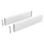 Afbeeldingen van Hettich TopSide ArciTech,  500 mm, (186/ 94, 218/126) wit, links en rechts