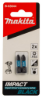 Afbeeldingen van Makita Slagschroefbit X Impact Black - PZ2x25mm