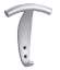 Afbeeldingen van Siro Kapstokhaak kunststof - boorafstand 20mm/L 139mm/H 55mm/B 110mm - aluminium 