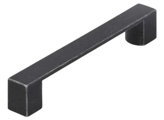 Afbeeldingen van Siro Meubelgreep metaal - boorafstand 128mm/L 162mm/H 27mm/B 20mm antiek ijzer 