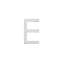 Afbeeldingen van INTERSTEEL Huisletter E 100 mm rvs geborsteld 4026
