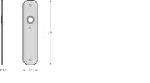 Afbeeldingen van Schild plat RVS