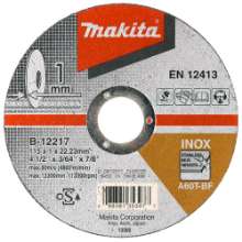 Afbeeldingen van Makita Doorslijpschijf 125X1,0Mm Rvs B-12239
