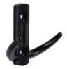Afbeeldingen van Siro Kapstokhaak metaal - boorafstand 32mm/L 57mm/H 28mm/B 60mm mat zwart 