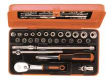 Afbeeldingen van Bahco dopsleutelset 29 delig 1/4''