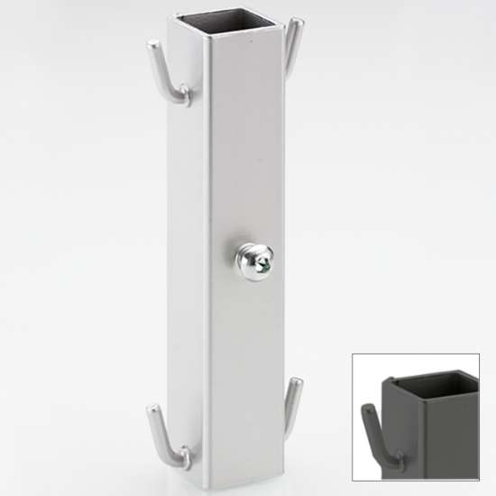 Afbeeldingen van Hettich Mandhouder voor in hoogte verstelbaar draagframe (Dispensa 90°), zilver