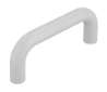 Afbeeldingen van Siro Meubelgreep kunststof - boorafstand 64mm/L 73mm/H 28mm/B 9mm - wit 