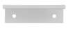 Afbeeldingen van Siro Handgreep metaal - boorafstand 48mm/L 70mm/H 40mm/B 20mm wit 