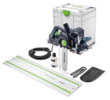 Afbeeldingen van Festool zwaardzaag SSU 200 EB-Plus-FS - 200mm zaagdiepte - inclusief geleiderail in Systainer 