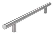 Afbeeldingen van Siro Meubelgreep metaal - boorafstand 192mm/L 272mm/H 32mm/B 12mm RVS hol