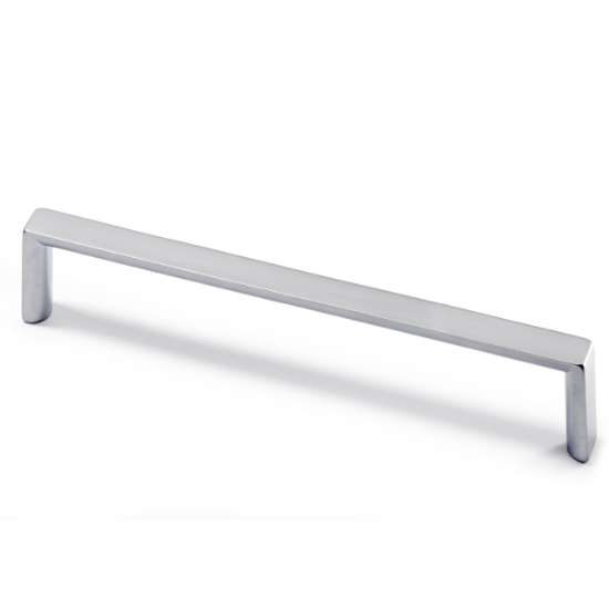 Afbeeldingen van Hettich Greep Baldone, boorafstand 160, L 168 mm, B 11 mm, H 26 mm, Mat verchroomd