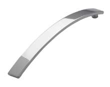 Afbeeldingen van Siro Meubelgreep metaal - boorafstand 160mm/L 180mm/H 25mm/B 15mm chroom glanzend 