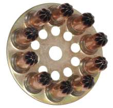 Afbeeldingen van Spit patronen op disk - p230(l)/p250 - zwart 