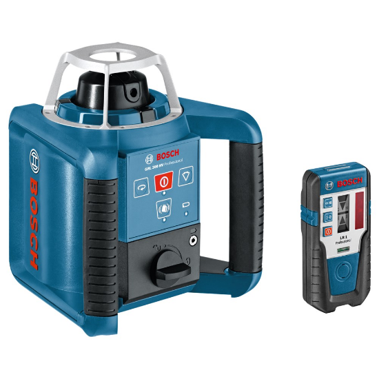 Afbeeldingen van Bosch Rotatielaser GRL 300 HV set (IP54) + GLM 40