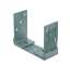 Afbeeldingen van GB Pergolasteun type B, skinverpakking 60x5mm Thermisch Verzinkt Op=Op