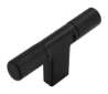 Afbeeldingen van Siro Meubelknop metaal - L 72mm/H 32mm/B 12mm mat zwart 