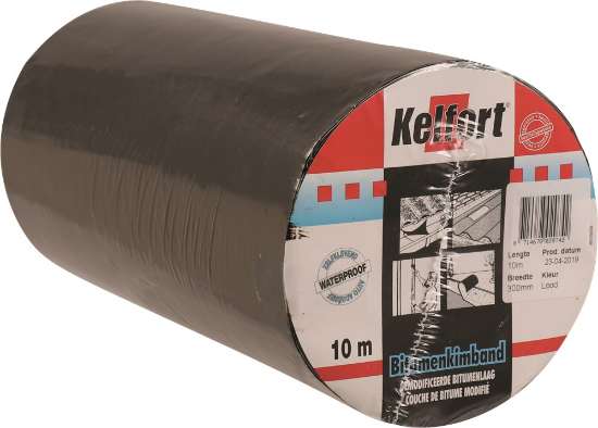 Afbeeldingen van Kelfort Bitumenkimband - 300mm x 10 meter - loodkleur 