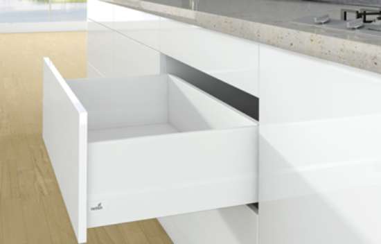 Afbeeldingen van Frontlade Set met TopSide H218/94 L500 Wit