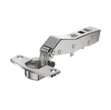 Afbeeldingen van Hettich Sensys hoekscharnier W30 met geïntegreerde demping (Sensys 8639i W30), vernikkeld, opliggend, openingshoek 95°, TB-boorbeeld 45 x 9,5 mm, voor schroefbevestiging (-)