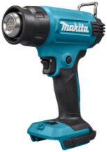 Afbeeldingen van Makita heteluchtpistool DHG181ZK - 18V 550°C - Zonder accu's en lader in doos 