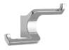 Afbeeldingen van Siro Kapstokhaak metaal - boorafstand 16mm/L 63mm/H 37mm/B 108mm chroom glanzend 