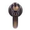 Afbeeldingen van Siro Kapstokhaak metaal - L 31mm/H 44mm/B 20mm antiek messing 